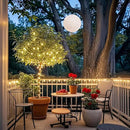100 Clear Warm Christmas Sphere Light, UL Certified and Commercial Grade 7.5 Inches Hanging Sphere, for Indoor and Outdoor Party, Garden, Gate, Patio, Trees. by GreenHaven Gardens