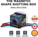 Shashibo Shape Shifting Box - Award-Winning Fidget Toy w/ 36 Rare Earth Magnets - Fidget Cube Transforms Into Over 70 Shapes, Sensory Toy Gift for Kids, Teens, and Adults (Wings) by TinyTreasures Baby Boutique