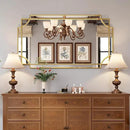 Kelly Miller 28"x50" Large Gold Mirror for Wall, Modern Elegant Decorative Mirror Rectangular Vanity Mirror Beveled for Bathroom Living Room Bedroom Farmhouse Fireplace Entryway Hallway by CozyNest Decor