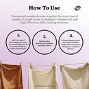Pronounce Laundry Detergent Powder Alternative | Earth-Derived Ingredients, Eco-Friendly, Safer for Sensitive Skin, Eczema, and Babies. Stain + Smell Fighting. HE Safe (Lavender, 120 Loads). by TinyTreasures Baby Boutique
