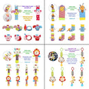 Bloobloomax Wrist and Foot Rattles - Hanging and Hand Bracelet Rattles, Ankle Socks for Newborns and Infants (12pcs) by TinyTreasures Baby Boutique