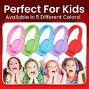 Puro Sound Labs PuroBasic Wired Headphones for Kids - Volume-Limiting & Adjustable with Microphone – Compatible with Smartphones, Tablets, PCs, and More – Safe, Durable Headphones for Kids – Red by TinyTreasures Baby Boutique