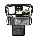 TOPDesign Universal Baby Stroller Organizer, Stroller Caddy with Detachable Mesh Bag & Heightened Insulated Cup Holders & Non-Slip Secure Hooks Accessories, Fits Most Strollers (Construction Trucks) by TinyTreasures Baby Boutique