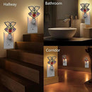 KY&BOSAM Angel Sister Night Light Flower in Glass with Metal Trim Sister Heart Night Light Nursery Bedroom Bathroom Decorative Accent Lite Elegant Home Decoration, Guardian Butte by GreenHaven Gardens