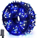 JMEXSUSS 500 LED Blue and White String Lights Outdoor, 173ft 8 Modes LED Christmas Lights Indoor, Waterproof Christmas Twinkle Lights for Tree Holiday Decorations by GreenHaven Gardens