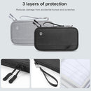 Passport Holder Family RFID Blocking Passport Wallet, RFID Travel Document Organizer for Women Waterproof Passport Wallet, Men Portable Case for Cards Credit Cards with Lanyard (Black-Medium) by TinyTreasures Baby Boutique