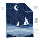 Lambs & Ivy Little Skipper 3-Piece Sailboat Nautical Nursery Crib Bedding Set by TinyTreasures Baby Boutique