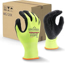 linconson 12 Pack Safety Performance Series Construction Mechanics Wrinkle Latex Work Gloves by GreenHaven Gardens
