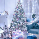 JMEXSUSS 132ft 400 LED Cool White Twinkle Lights for Christmas Tree, 8 Modes with Remote, Plug in for Bedroom Wedding Decoration by GreenHaven Gardens
