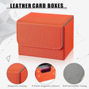Yookeer 6 Pack Leather Deck Cases 100+ Card Deck Game Box Magnetic Playing Card Storage Box for 100 Plus Cards Compatible with Tcg(Pink,Red,Orange,Black,Blue,Green,Horizontal) by GreenHaven Gardens