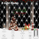 JXLEDAYY Christmas Net Lights Outdoor 200 LED 9.8x6.6 FT Mesh Lights for Bush Waterproof Fairy String Lights Plug in with Remote Timer 8 Modes for Garden Yard Bush Tree Patio Decor-Cool White by GreenHaven Gardens