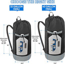 BALEINE 120L Laundry Bag Backpack, 900D Oxford Fabric Large Travel Laundry Bags with Shoulder Straps and 2 Mesh Pockets for College Dorm, Apartment, Laundromat (Black, 120L) by TinyTreasures Baby Boutique