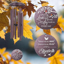 ASTARIN 36" Large Deep Tone Personalized Name Sympathy Wind Chimes, Cardinal Memorial Wind Chime for Loss of Mother Father Loved One, Bereavement Condolence Gifts Decor Outdoor Patio Garden by CozyNest Decor