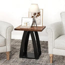 End Table Set of 2, Side Table, Nightstand, Sofa Side Table with Shelf, Modern End Table for Living Room, Bedroom by CozyNest Decor