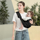 Baby Sling Carrier, Toddler Carrier Sling with Double Safety Buckle and Adjustable Shoulder Strap(7-30lbs), Baby Carriers One Size Fits All, Black by TinyTreasures Baby Boutique