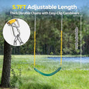 PACEARTH 3 Pack Swings Seats Holds 660lbs with 68.9 inch Anti-Rust Chains Plastic Coated 23.6 inch Tree Hanging Straps and Locking Buckles Playground Swing Set Accessories Replacement - Green by TinyTreasures Baby Boutique
