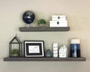 Joel's Antiques 36 Inch Wooden Floating Shelves for Wall - 36x8x2 in - Made of Natural Wood - Heavy Duty Rustic Wall Shelves for Bedroom - Perfect for Living Room, Kitchen - Grey by CozyNest Decor