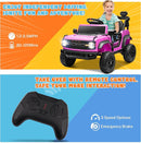 ENYOPRO 12V Ford Bronco Raptor Ride On Car for Kids, Electric Power Car Ride-On Toy for Toddlers w/Remote Control, 4 Wheels Spring Suspension, Bluetooth Music, Radio, LED Lights, 2 Speed (Pink) by TinyTreasures Baby Boutique
