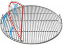 SnS Grills Slow ‘N Sear EasySpin Charcoal Grill Cooking Grate - Compatible with Weber and Other Grills, 2-Zone Stainless Steel Hinged Replacement - Tailgating & Backyard Cooking - 26” Inches by GreenHaven Gardens
