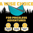 Wise Owl Outfitters Camping Hammock – 500lbs Portable Hammock with Tree Straps - Travel, Backpacking, Hiking, Outdoors Camping Gear - Single or Double by GreenHaven Gardens