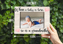 Baby Picture Frame, Ultrasound Picture Frames, When a Baby is Born So is a Grandmother, New Grandmother Gifts First Time 2025, Photo Frame 4x6(cream-coloured) by TinyTreasures Baby Boutique