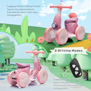 6V Electric Baby Balance Bike with Bubble Machine,4 in 1 Toddler Balance Bike w/Remote for 1 Year Old Boys Girls Kids Bubble Bike Ride on Toys w/Powered Motor,Music,LED Lights (Purple) by TinyTreasures Baby Boutique