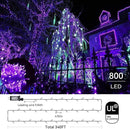 Purple Halloween Lights, 800LED 330FT Purple String Lights 8 Modes Timer Plug in Waterproof Indoor Outdoor Purple Christmas Lights for Halloween Christmas Garden Party Decoration by GreenHaven Gardens