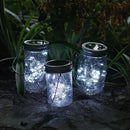 Decorman Solar Mason Jar Lights, 10 Pack 30 LED Fairy Star Firefly String Lids Lights with 10 Hangers for Patio Yard Garden Party Wedding Christmas Decoration(Jars Not Included) (10 Pack, Cool White) by GreenHaven Gardens