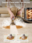 uwant Carpet Cleaner Machine with Steam& Hot Water System, 18Kpa Powerful Suction Portable Carpet Cleaner with Exclusive Tools 2in1 Upholstery Cleaner Steam Machine by TinyTreasures Baby Boutique