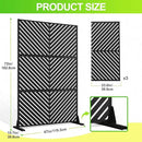 Outdoor Privacy Screen,72" H×47" W Metal Privacy Screen, Freestanding Privacy Fence Panels for Patio by GreenHaven Gardens