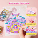 4 in 1 Princess Art Craft Kits, Foil Crafts Art Fun & Gem Painting, Makeup Diamond DIY Activity, Dress Up Sticker Books,Travel Toys, Ideal Toys for Girls Ages 6 7 8+ Years Old by TinyTreasures Baby Boutique