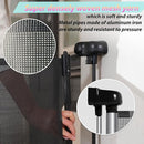 Retractable Baby Gates for Stairs, 55" Wide Baby Gate Dog Gate, 41" Tall Retractable Pet Gate for Doorways, Child Safety Gates Mesh Gate with Fiberglass Rods for Stairways, Hallways, Indoor/Outdoor by TinyTreasures Baby Boutique