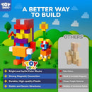 TOY Life 64 Pcs Magnetic Blocks for Toddlers Age 3-5 Magnet Blocks Magnetic Building Block for Kids Ages 4-8 Magnet Block for Kids 3-5 Preschool Creative Stem Building Toys by TinyTreasures Baby Boutique
