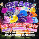 Funewest Slime Kit for Kids, Mini Galaxy Ball Slime Making Kit with Glow in The Dark Stickers, Glitter, Beads & Charms – Creative DIY Craft Kit & Stress Relief Sensory Toy Gifts for Girls Ages 6-12 by TinyTreasures Baby Boutique