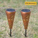 2 Pack Dragonfly Solar Pathway Lights: Outdoor, Waterproof Solar Walkway Lights for Garden, Backyard Patio, Path Yard, Lawn by GreenHaven Gardens