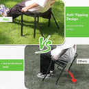 seasky Foldable Garden Kneeling and Seat, Anti-Tipping Garden Stool Widened Thick Soft Kneeling Pad，Heavy Duty Gardening Stool with Garden Tool Bag, Gardening Gift for Women(Without Gloves) by GreenHaven Gardens