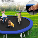 Upgraded 16FT 15FT 14FT 12FT 10FT 8FT Trampoline Outdoor with Basketball Hoop and Net, Capacity for 4-6 Kids and Adults by TinyTreasures Baby Boutique