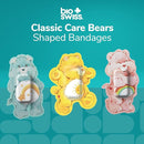 BioSwiss Care Bears Bandages, Classic Care Bear Shaped Self Adhesive Bandage, Latex Free Sterile Wound Care, Fun First Aid Kit Supplies for Kids, 24 Count by TinyTreasures Baby Boutique