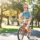 Adjustable Kids Bike Helmet with Knee & Elbow Pads Set, Color Gradient Design for Boys and Girls Aged 3-14+, for Skateboarding, Scooter, Roller & Inline Skating, Longboard by TinyTreasures Baby Boutique