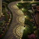 6 Pack Solar Lights Outdoor Garden Decorative Solar Pathway Lights Waterproof Plastic Outside Solar Path Landscape Lights Gardening Gifts for Women Mom Father Backyard Walkway Yard Decor by GreenHaven Gardens
