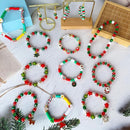 3140PCS Christmas Bracelet Making Kit, Christmas Beads Charms for Bracelets Jewelry Making Red Green Xmas Clay Acrylic Crystal Star Round Beads Letter Spacer Beads for Necklace Making DIY Crafts by TinyTreasures Baby Boutique