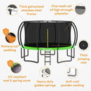 JUMPZYLLA Trampoline Outdoor 8FT 10FT 12FT 14FT 15FT 16FT with Enclosure and Ladder, ASTM Approved Recreational Trampoline for Kids and Adults, Anti-Rust Coated Frame by TinyTreasures Baby Boutique