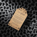 Casafield Round Pouf Ottoman, Black - 20" Diameter x 14.5" High Cotton Knit Foot Stool - Boho Floor Pouffe for Living Room, Bedroom, Home Office by CozyNest Decor