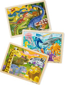 Melissa & Doug Jigsaw Puzzle Bundle (Dinosaur,Safari and Ocean) by TinyTreasures Baby Boutique