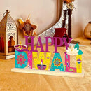 COCHIE Metal Happy Diwali Sign, Indian Festival of Light Table Centerpieces Decorations for Home, Office, Shelf, Mantel, Indoor, Traditional Party Supplies Decor (Diwali) by CozyNest Decor