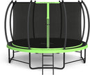 BCAN 8FT 10FT 12FT 14FT 15FT 16FT Recreational Trampoline with Enclosure for Kids Adults, ASTM Approved, Outdoor Trampolines with Ladder for Kids by TinyTreasures Baby Boutique