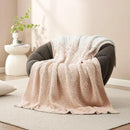 Snuggle Sac Buttery Beige Blanket Twin Size for Bed and Sofa, Reversible Super Soft Blankets Warm Cozy Knit Fuzzy Plush Blankets for Couch, Picnic, Ombre Beige, 60x80 inches by CozyNest Decor