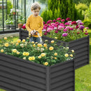 Large Outdoor Planter Boxes Kit Set of 2,6x3x2ft Galvanized Raised Bed Planter with Open-Ended Base Design, Elevated for Outdoor Plants, Durable Raised Bed for Gardening,Green by CozyNest Decor