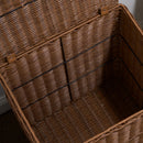 Joseph Rectangular Woven Resin Wicker Laundry Hamper by HouseOfZazla