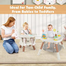 16-in-1 Baby High Chair with Activity Center and Booster Seat for Babies and Toddlers by LJGDeals